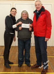 Cheque presentation from County Council to Martock Job Club and