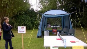 All set up, ready for the punters!